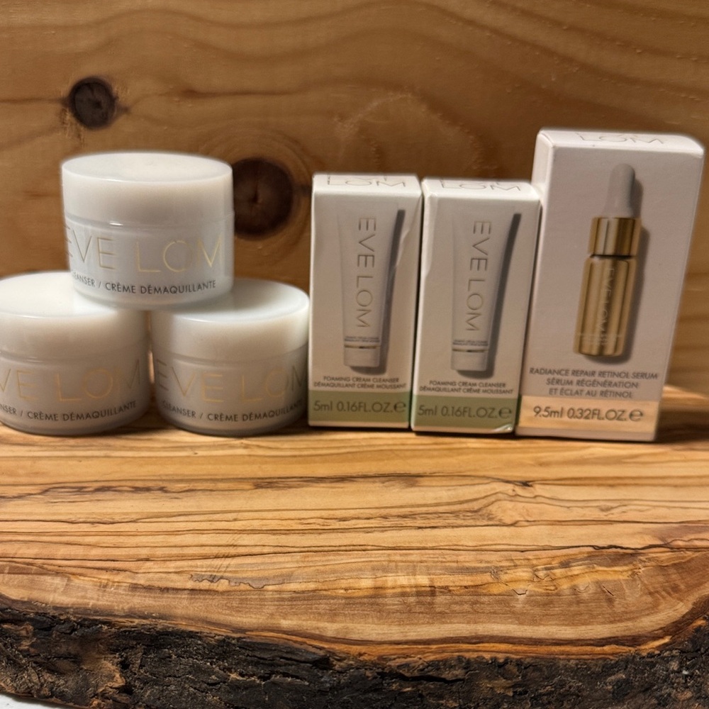 EVE LOM lot Cleanser and retinol serum. New